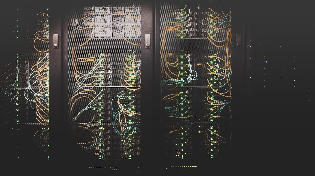 Network of connected nodes representing agent-native software